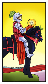 Рыцарь пентаклей - Значение карт таро